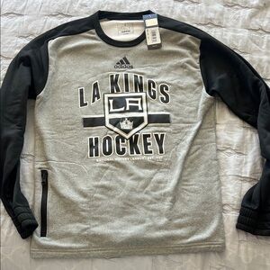 Adidas LA Kings Gray and Black Sweatshirt